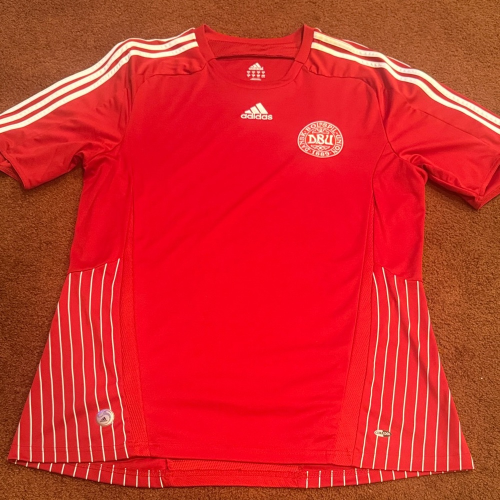 Adidas Danish Football Association Soccer Jersey - Dansk Boldspil Union